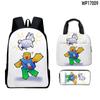 Mochila Escolar 3D Novo Produto Transfronteiriça Gubby Abandonado Mochila Infantil Lancheira Estojo Três Peças