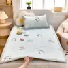 Tapete Gelado de Seda Rattan Gelo de Verão Classe A Estilo Desenho Animado para Bebês e Mães, Tapete Macio Absorvente de Suor, Tapete com Ar Condicionado para Crianças de Jardim de Infância 2