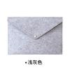 Feltro A4 File Bag Tablet PC Capa protetora pode adicionar logotipo Business Envelope Material Felt File Bag