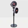 Ventilador de Circulación de Aire de Doble Cabezal Control Táctil Interactivo Circulación Estéreo 3D Ventilador con Oscilación Automática de 360 Grados Circulación para Toda la Casa