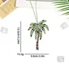 Parche Bordado Hecho a Mano con Cuentas de Árbol de Coco Limón con Correa para Colgar, Colgante para Bolso Pequeño, Accesorios de Pedrería, Adornos para Ropa