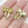 Accesorios de joyería dorados con mariposas coloridas de pedrería, dulces y lindos, para pulseras, pendientes y colgantes hechos a mano para DIY, venta al por mayor