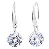 Aretes de Plata Esterlina 925 al por Mayor Aretes de Diamantes para Mujer Moda Estilo Coreano Joyería de Plata Aretes Versátiles al por Mayor