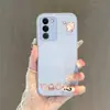 Adequado para Capa de Celular Vivos30 S20 Fofo 19 Rígido 18 Moda S17E Pintura Metálica S16 Vidro 15 Fofo Pro
