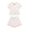 2026 Novo Estilo Pijama Confortável, Suave e Fofo para Meninas, Conjunto de Pijama Duas Peças Fresco e Macio para Meninas, Tendência