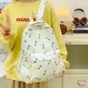 Mochila Cruzada de Tulipanes para Mujer, Estilo Ins Coreano, Artística y Fresca, Adecuada para Estudiantes de Secundaria y Preparatoria, Mochila Estilo Universitario, Bolso de Doble Hombro