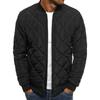 AliExpress Amazon código europeo comercio exterior ropa acolchada de algodón 2023 otoño e invierno para hombre color chaqueta holgada rombo chaqueta acolchada de algodón al por mayor