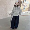Sudadera con capucha a rayas para niña Primavera y Otoño 2026 Nuevo Estilo Niños Talla Mediana y Grande Otoño Casual Holgada Top Atuendo de Moda