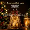 Enfeite de artesanato em resina Sino Iluminado de Natal de produto novo transfronteiriço