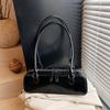 Bolsa de Axila Casual Retro de Nicho para Mulheres 2025 Nova Moda Simples Retro Estilo Estrangeiro Doce Cool Bolsa Baguette Hot Girl