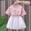 Saia Xingzhikabi Conjunto de Roupas para Meninas Vestido Infantil Saia de Princesa Verão Novo Estilo Saia Reserva para Bebês Meninas