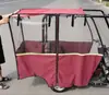Cortina de Chuva para Toldo de Triciclo Elétrico, Toldo para Veículo Elétrico Pequeno tipo Ônibus, Cortina Espessa de Camada Dupla à Prova de Vento e Térmica Totalmente Transparente