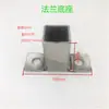 Acero Inoxidable 304 Tubo Cuadrado 40*40 Conector de Unión Espesor Grueso Conector de Tres Vías para Estante Exhibidor Accesorios de Fijación para Tubo Cuadrado