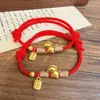 Montaña Putuo 2026 Plata Pura 999 Chapado en Oro Caballo de Dinero Pulsera de Plata Atrae la Fortuna para Hombres y Mujeres, Amuleto Protector, Regalo de Año Nuevo