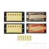 Pastilla Humbucker de Doble Bobina para Guitarra Eléctrica Lp Lp 50/52 Dorada Plateada Negra Marco Negro Pastilla