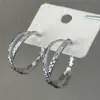 Pendientes de aro de metal con forma de cruz elegantes de estilo coreano, estilo minimalista y fresco, sencillos y a la moda, pendientes únicos y personalizados para mujer
