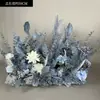 Novo Suporte de Chão para Flores de Casamento 50cm Flores Realistas Decoração de Casamento Arranjo de Flores Palco T Flores para Corredor Flores Artificiais de Casamento
