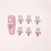 Nova Colher, Garfo, Pá do Gato Kt Sanrio, Acessórios para Unhas, Pequenos Acessórios de Resina de Desenho Animado, Brincos DIY, Acessórios para Unhas