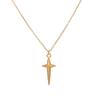 Europa y Estados Unidos transfronterizo nueva personalidad simple cuatro Mans estrella cruz colgante collar acero inoxidable cruz Colgante de estrella