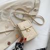 Bolso Pequeño de Celebridad de Internet 2021 Bolso Nuevo Bolso Cruzado de Verano para Mujer Bolso Cuadrado Pequeño Estilo Extranjero Bolso Popular para Teléfono Móvil