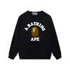Comercio Exterior Transfronterizo Venta al por Mayor Marca de Moda Pe Tiburón Sudadera de Cuello Redondo Dropshipping Otoño e Invierno Sudadera de Felpa
