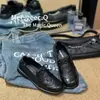 Mocasines Retro Estilo Británico para Mujer 2026 Primavera y Otoño Nuevos Versátiles con Cordones Moda Tendencia Zapatos de Suela Gruesa para Mujer
