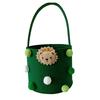 Balde de armazenamento portátil de feltro de desenho animado personalizável bolsa de presente para lua cheia de criança bolsa de mão para presente bolsa de feltro