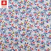 Tela de Algodón Estampada de 40 Hilos, Patrón Pequeño Floral de Rosas, Ropa para Mujer y Niños, Vestido, Ropa de Bebé, Tela para Manualidades, Al por Mayor en Stock