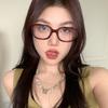 Estilo Coreano Personalizado Retro Luz Plana Marco Pequeño Ovalado Montura de Gafas para Mujer Estilo Simple Puro Deseo Encantador Gafas de Forma Cóncava Fotográfica