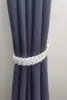 Directo de fábrica moderna simple algodón cortina correa correa cuerda tejida a mano trenzado creativa magnética hebilla de cortina cordón