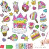 Transfronterizo 2025 Nuevo Pegatinas de Pintura de Diamantes de Amazon Hecho a Mano DIY Creativo Pequeños Regalos Pegatinas de Diamantes Gratis para Pegar