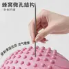 Pelota de Pilates, pelota de yoga engrosada y antiexplosión, pelota de presión abdominal para mujeres, pelota de masaje mate esmerilado con puntos elevados para rodar el abdomen, pelota de fitness