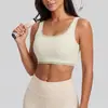 Chaleco Deportivo de Color Bloqueado de Alta Elasticidad para Comercio Transfronterizo, No Necesita Usar Sujetador, Recoge los Lados del Pecho, Chaleco de Yoga a Prueba de Impactos