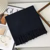Cachecol Liso de Sarja Estilo Coreano Versátil Quente Peça de Roupa Externa Nova Outono e Inverno Manto de Alta Qualidade Xale Elegante da Moda
