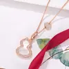 Collar de Calabaza de Plata de Ley 925 para Mujer Colgante de Calabaza de Ágata Roja Cadena de Clavícula Elegante Francesa Combinable con Todo Cadena de Clavícula Ins Venta Caliente en Vivo