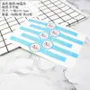 Etiqueta Adhesiva Larga Xue Mei Niang Etiqueta Selladora Puff de Yema de Huevo Pastel Puff Hilo de Carne Etiqueta de Horneado Xiaobei