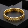 Pulseira Corrente de Aço Inoxidável Elegante Simples Versátil para Homens e Mulheres Casal Pulseira de Titânio Colorida Pulseira Feminina