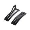 Pinza Negra Mate Minimalista Bb para Cabello Pinza Lateral Accesorio para el Cabello Pinza para Flequillo Pasador Pinza Cuadrada para Cabello Pinza Lateral Pinza