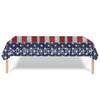 Nuevo Juego de Vajilla Temática Fiesta Bandera Americana Retro Día de la Independencia Día Nacional Mantel Plato de Papel Juego Decorativo