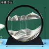 Pintura de Arena Movediza 3D Adornos de Reloj de Arena Creativos para Sala de Estar, Vestíbulo, Decoraciones de Oficina, Recuerdos Elegantes, Pequeños Regalos Prácticos