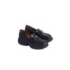 Zapatos de Cuero Gruesos y de Corte Profundo sin Rozaduras para Mujer, Mocasines Camelia de Piel de Vaca con Forro de Lana para Mujer, Otoño 2025
