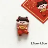 Muñeca de la Fortuna Linda Brillante de Año Nuevo Accesorios de Resina DIY Llavero Funda de Teléfono Accesorios para el Cabello