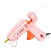 Pistola de Cola Quente Elétrica para Reparo de Modelos Caseiros, Artesanato Infantil, Cartões de Cumprimentos DIY, Pequenos Presentes, Bastão de Cola Quente de Alta Viscosidade