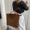 Bolso Tote de Gran Capacidad Moda Vintage 2025 Nuevo Primavera Casual Relajado Bolso de Hombro Estilo Extremo Bolso de Axila