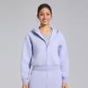 Nueva Chaqueta Corta de Yoga para Otoño e Invierno Cárdigan Holgado Casual con Cremallera Top Deportivo de Running para Exteriores de Gama Alta