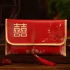 Tecido para Festas de Casamento no Atacado, Cerimônia do Chá de Noivado, Envelopes Vermelhos para Troca de Títulos, Venda Direta da Fábrica
