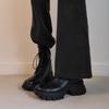 Botas Martin Geniales y Elegantes de Estilo Británico para Personas Menudas, Ultraligeras con Suelas Gruesas que Aumentan la Altura en 7 cm, Cómodas y Transpirables, Cierre Trasero, Elásticas y Adelgazantes