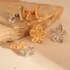 Anillo Abierto de Metal Estilo Europeo y Americano Transfronterizo Flor Anillo de Dedo Índice de Lujo Ligero Joyería de Temperamento Único Exagerado de Moda