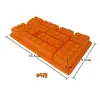Bloques de Construcción Lego Molde de Chocolate Robot Bloques de Construcción Rectangulares Bandeja de Hielo Horneado Creativo Decoración de Pasteles Molde de Silicona