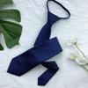 Corbata Jk para Mujer Cian Estilo Japonés Estilo Perezoso Estilo Universitario Uniforme Lazo Doble Capa azul marino Cuello de Camisa Flor